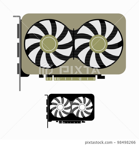 Powerful computer gaming graphics card 98498266