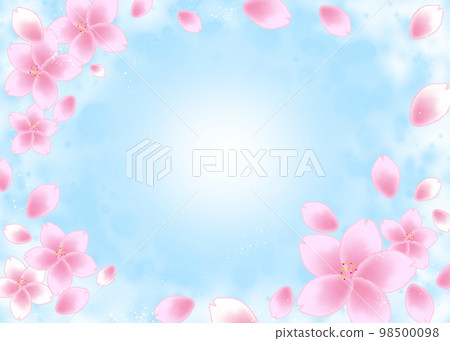 Cherry blossom, spring, frame Cherry blossom, spring, frame 98500098