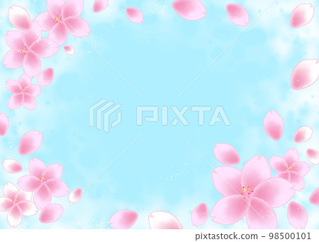 Cherry blossom, spring, frame Cherry blossom, spring, frame 98500101