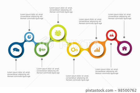 Infographic design template with place for your data. Vector illustration. 98500762