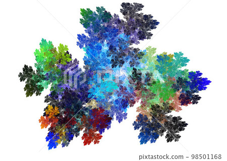 a colorful fractal pattern haze, computer generated a colorful fractal pattern haze, computer generated 98501168