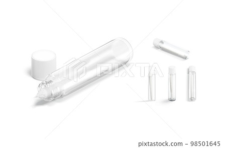 Blank white weed joint plastic tube lid mockup, different views Blank white weed joint plastic tube lid mockup, different views 98501645