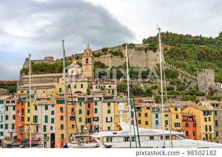 Cityscape of Porto Venere or Portovenere - Gulf of La Spezia Liguria Italy Cityscape of Porto Venere or Portovenere - Gulf of La Spezia Liguria Italy 98502182