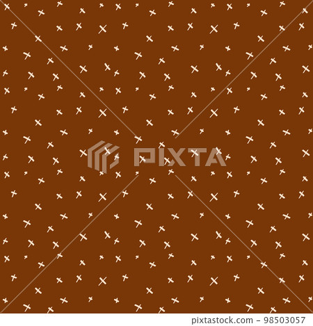 cute, light crosses on a brown background cute, light crosses on a brown background 98503057