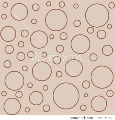 A seamless pattern brown circle. simple background A seamless pattern brown circle. simple background 98503059