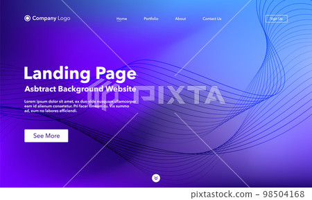 Landing Page. Abstract background website. Template for websites, or apps. Modern design. Abstract vector style Landing Page. Abstract background website. Template for websites, or apps. Modern design. Abstract vector style 98504168