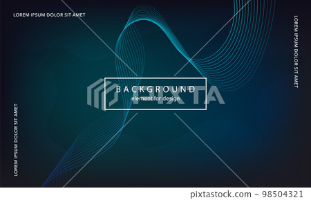 Abstract background. Wave element for design poster. Digital frequency track equalizer. Stylized line art. Colorful shiny wave lines created using blend tool. Curved wavy line smooth stripe. Vector. Abstract background. Wave element for design poster. Digital frequency track equalizer. Stylized line art. Colorful shiny wave lines created using blend tool. Curved wavy line smooth stripe. Vector. 98504321