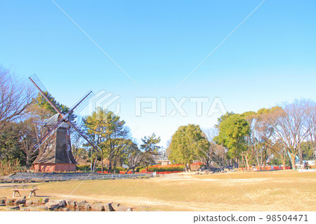 Nagoya City, Meijo Park Dutch Windmill Scenery Nagoya City, Meijo Park Dutch Windmill Scenery 98504471
