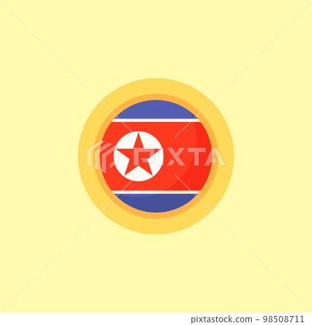 North Korea - Circular Flag North Korea - Circular Flag 98508711
