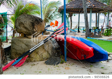 Garden and park by the sea. 98508826