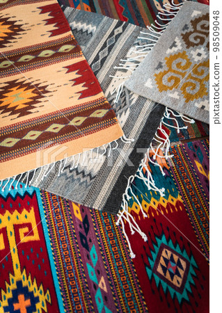 Mexican traditional craft knitting 98509048