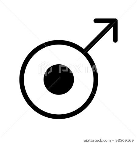 Male gender icon line isolated on white background. Black flat thin icon on modern outline style. Linear symbol and editable stroke. Simple and pixel perfect stroke vector illustration Male gender icon line isolated on white background. Black flat thin icon on modern outline style. Linear symbol and editable stroke. Simple and pixel perfect stroke vector illustration 98509169