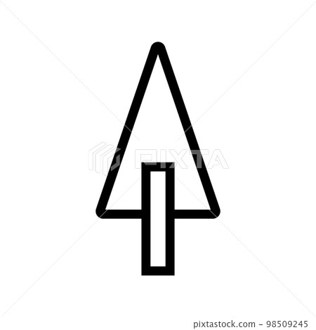 Forest tree icon line isolated on white background. Black flat thin icon on modern outline style. Linear symbol and editable stroke. Simple and pixel perfect stroke vector illustration Forest tree icon line isolated on white background. Black flat thin icon on modern outline style. Linear symbol and editable stroke. Simple and pixel perfect stroke vector illustration 98509245