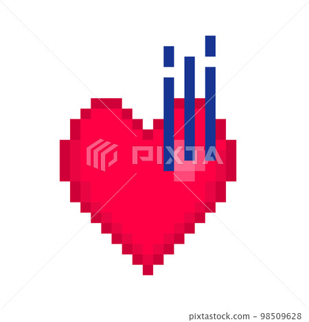 灰心的像素圖 灰心的像素圖 98509628