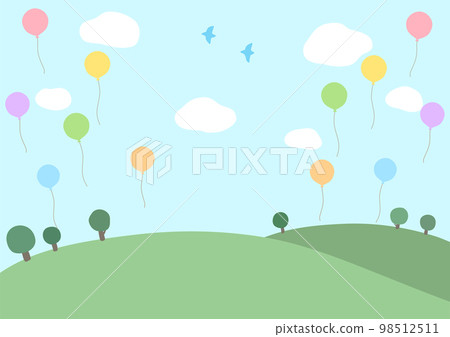 Hill landscape Hill landscape 98512511