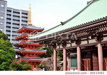 Scenery of Fukuoka City Tochoji Temple Scenery of Fukuoka City Tochoji Temple 98514461