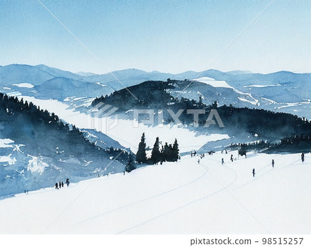 View of the ski resort 98515257
