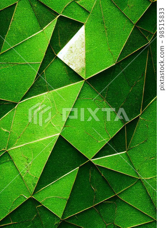Green stone cracked surface abstract background. Decorative vertical illustration with cracks and scratches plaster texture. Green stone AI generated pink cracked surface pattern. 98515833