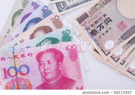 世界主要貨幣 98515897