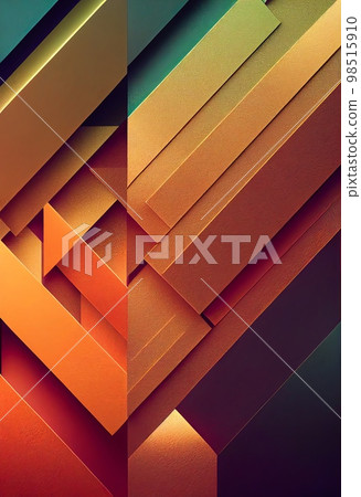 Colorful wavy shapes abstract background. Decorative vertical illustration with metalic texture. Shiny material colorful wavy shapes with gold pattern. Colorful wavy shapes abstract background. Decorative vertical illustration with metalic texture. Shiny material colorful wavy shapes with gold pattern. 98515910