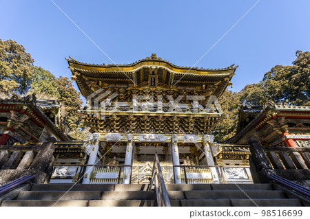 冬季的日光東照宮，栃木縣日光市陽明門 98516699