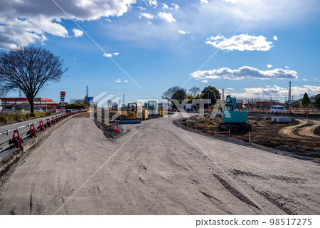 Work to increase the number of lanes on the main road National Route 17 Jobu Road Upbound 2022.12 bottom a-1 98517275