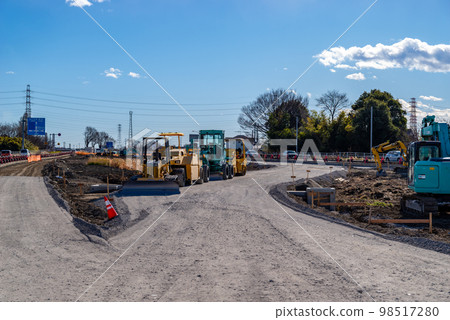 Work to increase the number of lanes on the main road National Route 17 Jobu Road Up direction 2022.12 bottom b-1 Work to increase the number of lanes on the main road National Route 17 Jobu Road Up direction 2022.12 bottom b-1 98517280