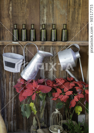Christmas and New Year decorations in season of greeting Christmas and New Year decorations in season of greeting 98517755