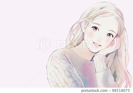 Illustration of a beautiful older sister Watercolor style "AI-generated image" Illustration of a beautiful older sister Watercolor style "AI-generated image" 98518075