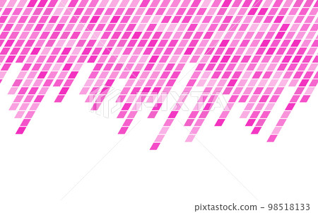 Abstract parallelogram pixel mosaic background material 98518133