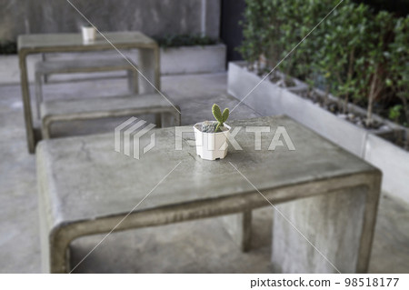 Coffee shop or cafe restaurant minimal style interior Coffee shop or cafe restaurant minimal style interior 98518177