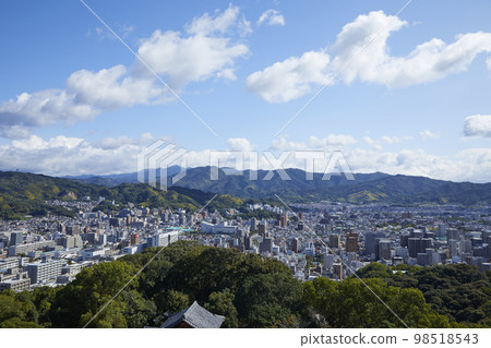 從松山城看到的松山市 從松山城看到的松山市 98518543