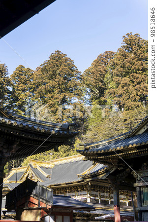 Nikko Toshogu Shrine in winter weather Headquarters Nikko City, Tochigi Prefecture 98518646