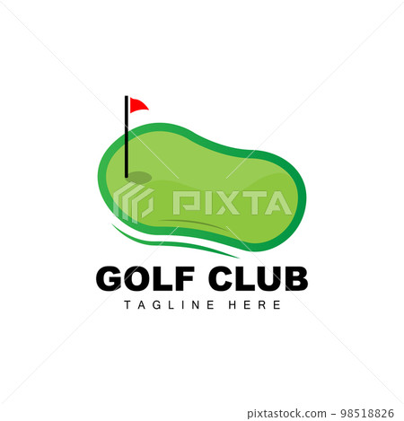 Golf Ball Logo, Vector Stick Golf. Outdoor Sports Game, Discipline Design, Icon Template Golf Ball Logo, Vector Stick Golf. Outdoor Sports Game, Discipline Design, Icon Template 98518826