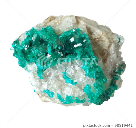Natural stone Dioptase 98519441