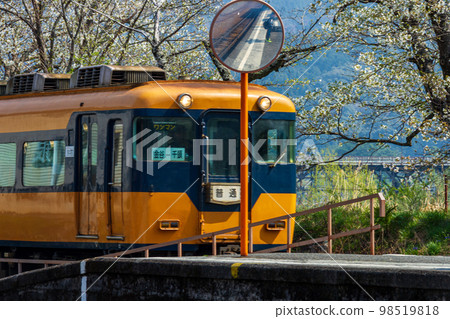 Ieyama, Kawane-machi, Shimada City, Shizuoka Prefecture Oigawa Railway and scenery along the line 98519818