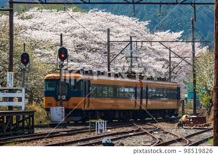 Ieyama, Kawane-machi, Shimada City, Shizuoka Prefecture Oigawa Railway and scenery along the line 98519826