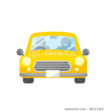 Front illustration of a light car 98521264
