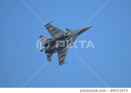 Indian Air Force Sukhoi Su-30MKI ascending turn 98521973