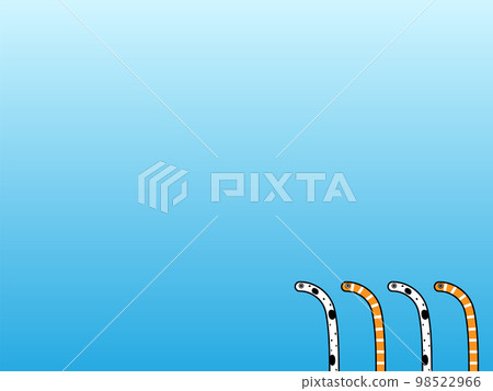 Chinanago 和 Nishikinago 框架(淺藍色漸變背景) Chinanago 和 Nishikinago 框架(淺藍色漸變背景) 98522966