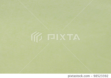 Background material that emphasizes the rough texture of Japanese paper (yellow green) 98523392