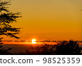 Sunrise seen from Yamanakako Oyama Line 98525359