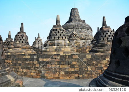 印度尼西亞爪哇的世界遺產婆羅浮屠 98526128