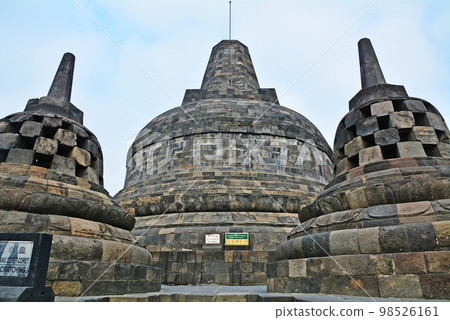 印度尼西亞爪哇的世界遺產婆羅浮屠 98526161