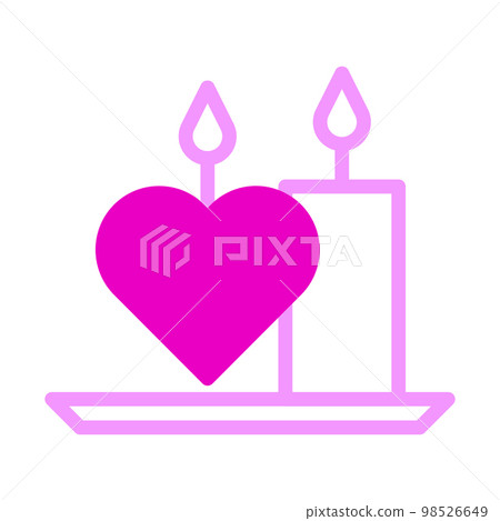 Valentine icon set gradient style vector illustration perfect. 98526649