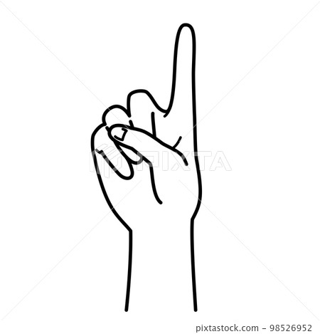 手食指1黑白 98526952