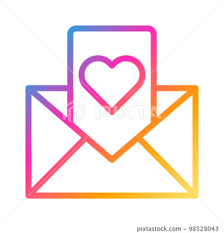 Valentine icon set gradient style vector illustration perfect. Valentine icon set gradient style vector illustration perfect. 98528043