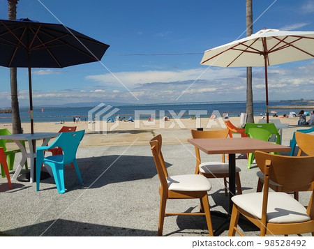 Beach from the terrace 98528492