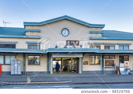 栃木縣足利市清晨JR兩毛線足利站車站大樓 98528708