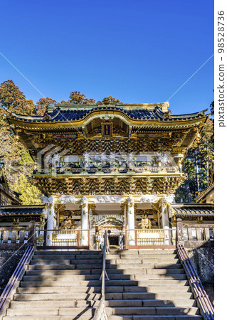 冬季的日光東照宮，栃木縣日光市陽明門 98528736